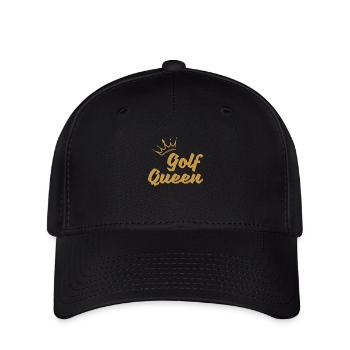 Eat Sleep Golf Repeat Geschenk Golfschläger Sport - Flexfit Cap - Schwarz - Vorne