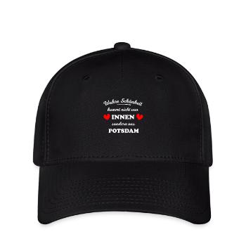 Belle Potsdam - Casquette Flexfit - noir - Devant