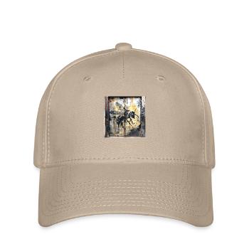 Lost Place Unique Abeille Volant Rouille Métal Urbain - Casquette Flexfit - kaki - Devant