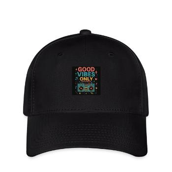 Vibes uniquement - Casquette Flexfit - noir - Devant