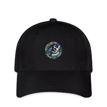 Blauhäher Fee - Flexfit Cap - Schwarz - Vorne