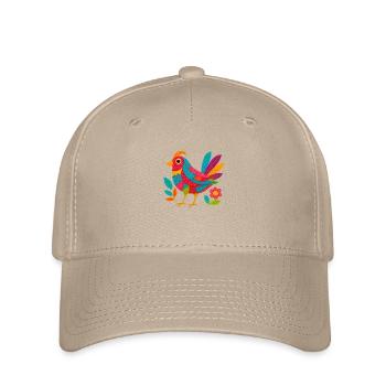 Patchwing – L’oiseau à plumes en tissu - Casquette Flexfit - kaki - Devant