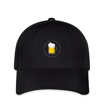 Bees here - Oder ich fall um! - Flexfit Cap - black - Front