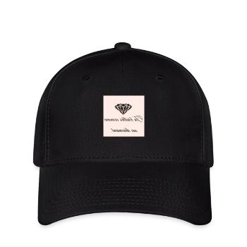 Dimension miroir - Casquette Flexfit - noir - Devant