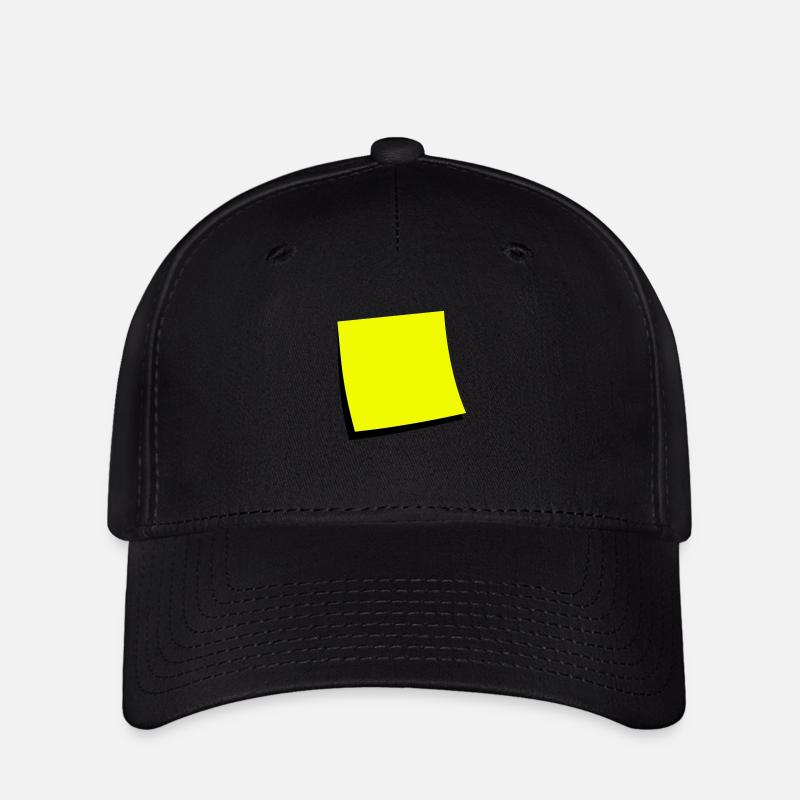 sticky note - add text - Casquette Flexfit - noir
