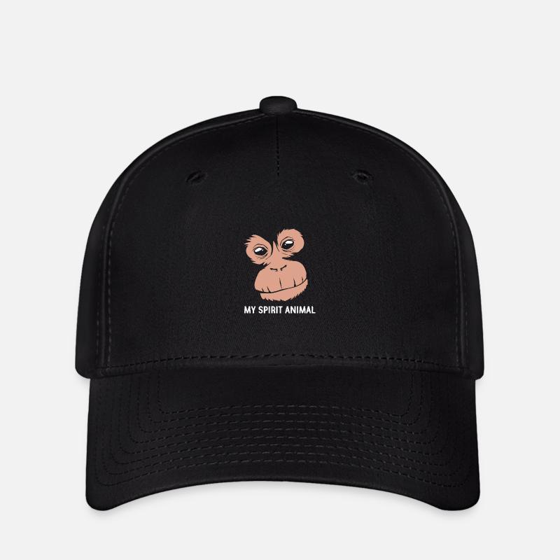 Orang Utan - Flexfit Cap - Schwarz