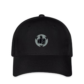 Daumen Hoch - Flexfit Cap - Schwarz - Vorne