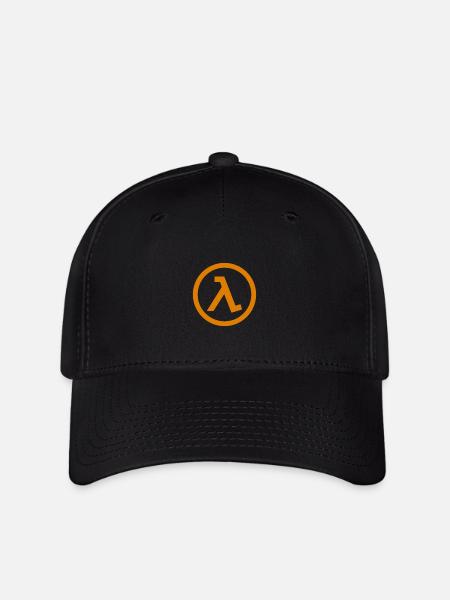 Symbole lambda de demi-vie - Casquette Flexfit - noir