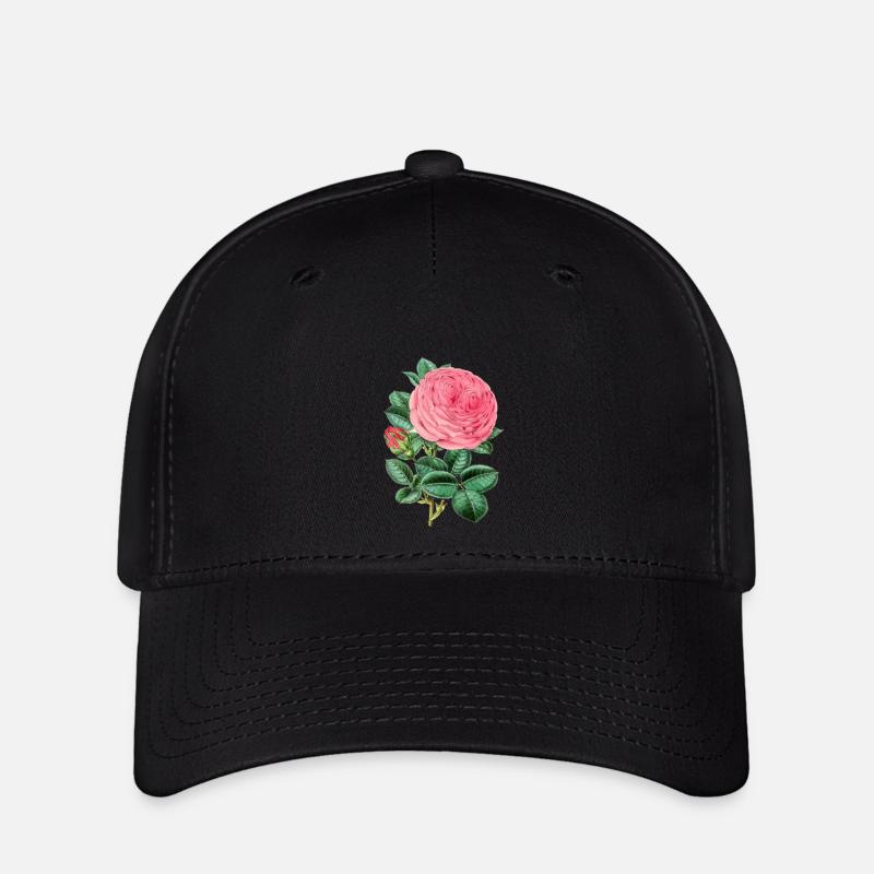 Rosen-Anlage - Flexfit Cap - Schwarz