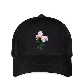 flowers blumen garten garden spring8 - Flexfit Cap - Schwarz - Vorne
