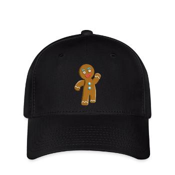 Süsser Lebkuchenmann - Flexfit Cap - Schwarz - Vorne