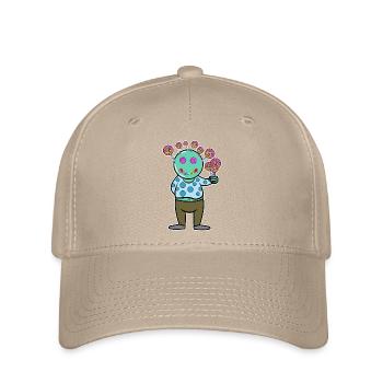 Naschkatzen Bonbon Süßigkeiten Lecker Nachspeise - Flexfit Cap - Khaki - Vorne