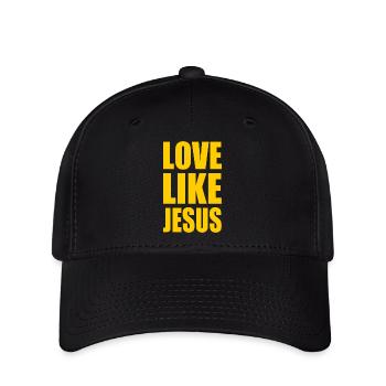 Love like jesus - Flexfit Cap - Schwarz - Vorne