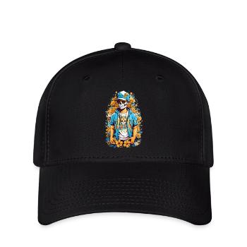 Sugar Skull - Flexfit Cap - black - Front