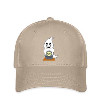 Ghost Halloween Tombstone - Flexfit Cap - khaki - Front