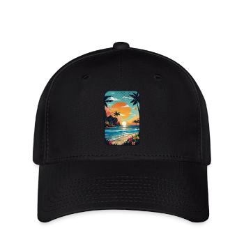 Beach Holidays Sun Sea - Flexfit Cap - black - Front