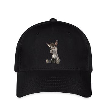 Donkeys are idiosyncratic animals - Flexfit Cap - black - Front
