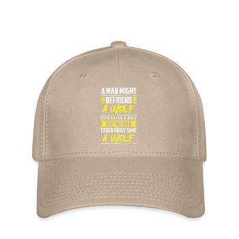 Wolves Strength - Flexfit Cap - khaki - Front