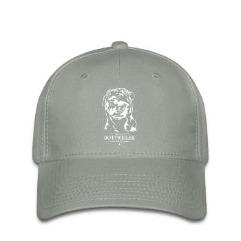 Rottweiler Maman Chien Chien Rottie Wilsigns - Casquette Flexfit - gris vert - Devant