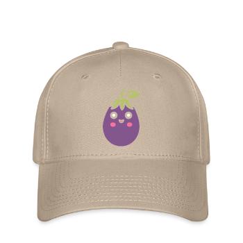 Aubergine - Flexfit Cap - Khaki - Vorne