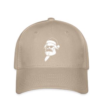Karl Marx dans le rôle du Père Noël - Casquette Flexfit - kaki - Devant