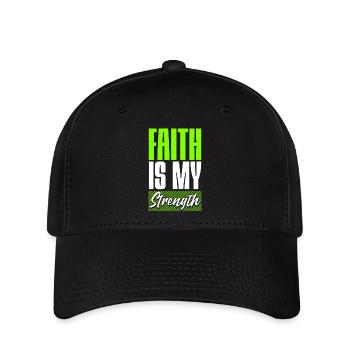 Faith is my Strength - Flexfit Cap - Schwarz - Vorne