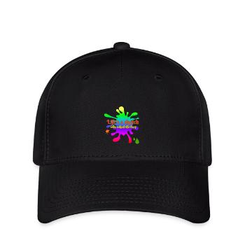Life's a sketch - draw outside the lines - Flexfit Cap - black - Front