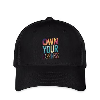 Own Your Happiness - Flexfit Cap - black - Front