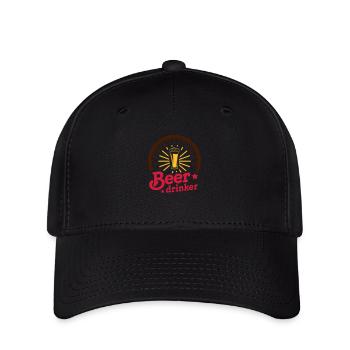 state certified beerdrinker - Flexfit Cap - Schwarz - Vorne