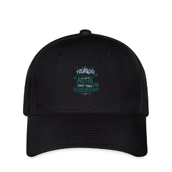 Citation de fonctionnaire - Casquette Flexfit - noir - Devant