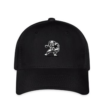 Bulldog Playing American Football eNFLamed - Flexfit Cap - black - Front