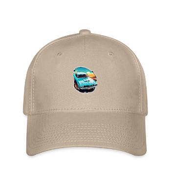 Oldtimer Sonnenuntergang - Flexfit Cap - Khaki - Vorne