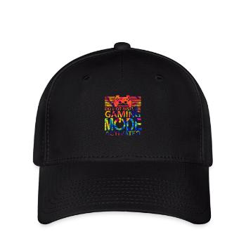 Gamer Jeu En Ligne Jeux Sur Ordinateur Arcade Neon - Casquette Flexfit - noir - Devant