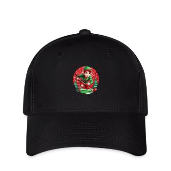 Weihnachtself Feldhockey - Flexfit Cap - Schwarz - Vorne