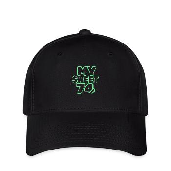 Age 74 - Flexfit Cap - black - Front