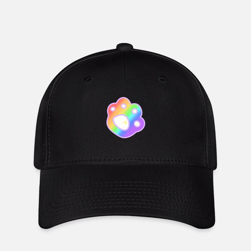 Pride Paw - Flexfit Cap - Schwarz
