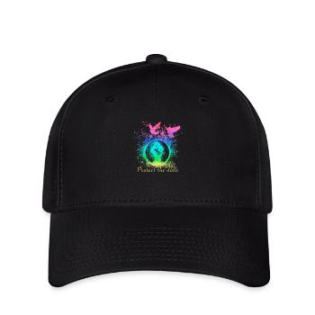 LGBT, protéger les poupées, coloré, graffiti - Casquette Flexfit - noir - Devant