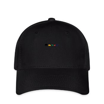 Africa Safari Big Five African Wildlife - Flexfit Cap - black - Front