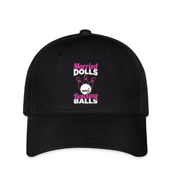 Bowler Woman - Flexfit Cap - black - Front