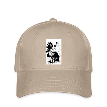 Lapin mignon - Casquette Flexfit - kaki - Devant