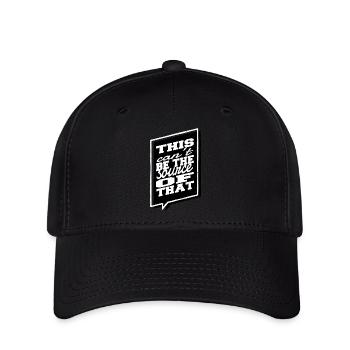 programming computer scientist humor informatics - Flexfit Cap - Schwarz - Vorne