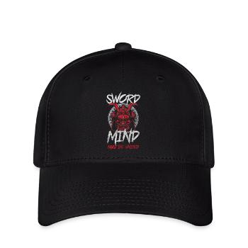 Japan Schwert Mut - Flexfit Cap - Schwarz - Vorne