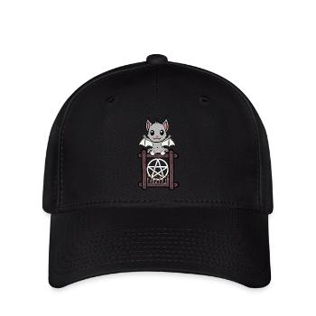 Halloween Bat Witching Hour Horror - Flexfit Cap - black - Front