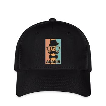 Cadeau pour Anakin - Casquette Flexfit - noir - Devant