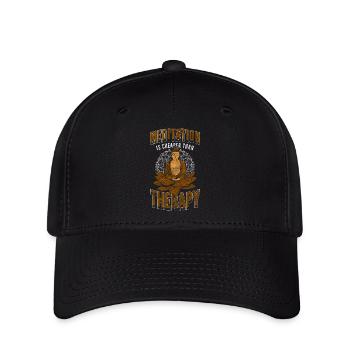 Yoga Paix Spirituel - Casquette Flexfit - noir - Devant