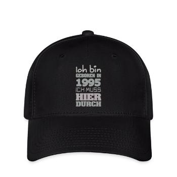 Bin 1995 - Flexfit Cap - Schwarz - Vorne