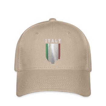 Drapeau de l’Italie, fierté italienne - Casquette Flexfit - kaki - Devant