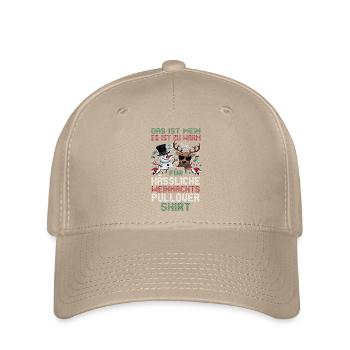 Weihnachtsmann Weihnachten Hässliche Weihnachten - Flexfit Cap - Khaki - Vorne