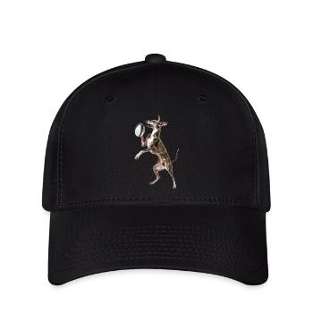 Italienischer Windspielhund - Flexfit Cap - Schwarz - Vorne