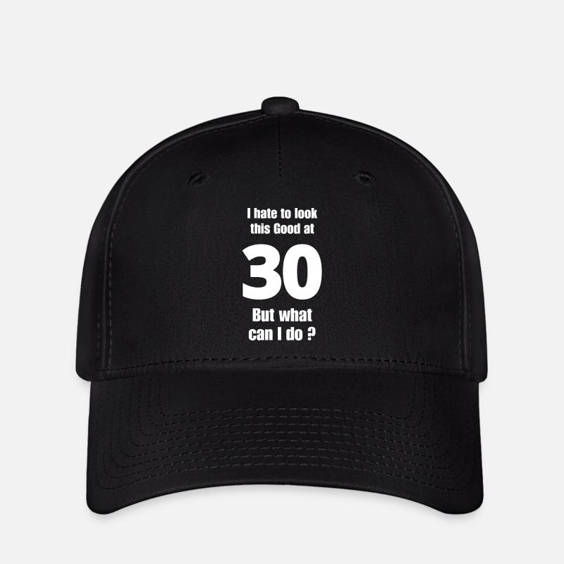 30th birthday - Flexfit Cap - black